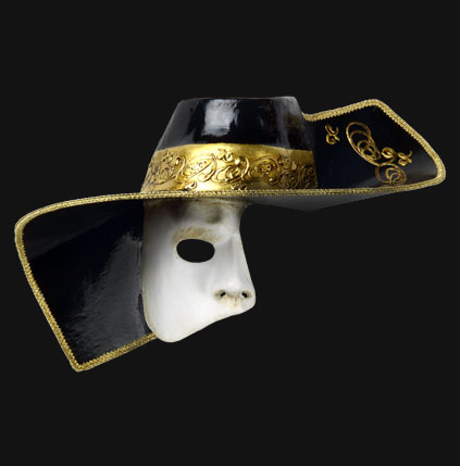 Fantasma dell Opera Cappelloオペラ座の怪人帽子高級ヴェネチア Fantasma dell Opera Cappelloオペラ座の怪人帽子高級ヴェネチア